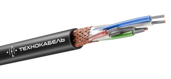 Кабель МКЭШВнг(А)-LS 3х2х1.0 500В (м) Технокабель 00-00155800