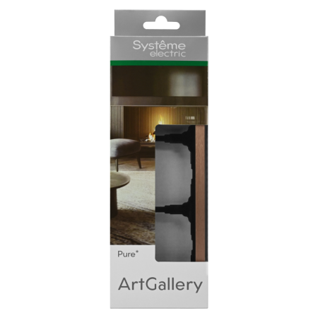 Рамка 3-м ArtGallery Pure метал. медь SE GAL312503