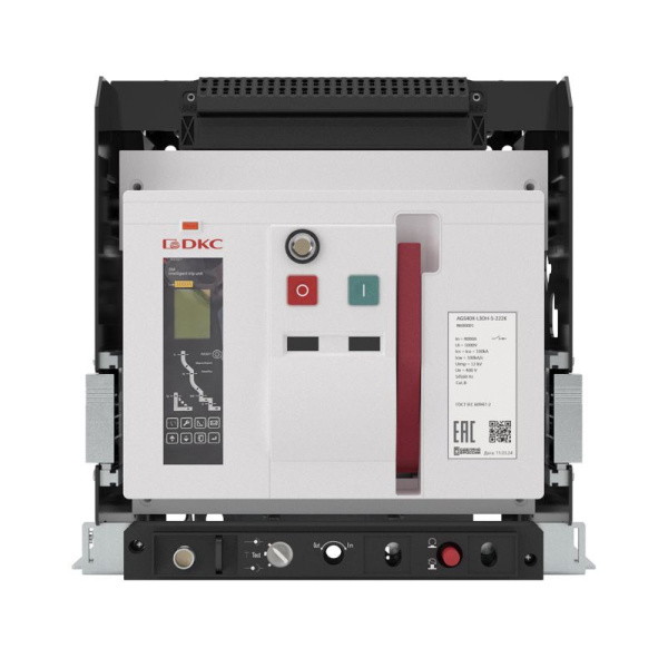 Выключатель автоматический воздушный AGS20H 3Р 2000А 85кА расцепитель 3M выкатн. управление 220В AC горизонт. подключение YON AGS20H-M3DH-5-222K