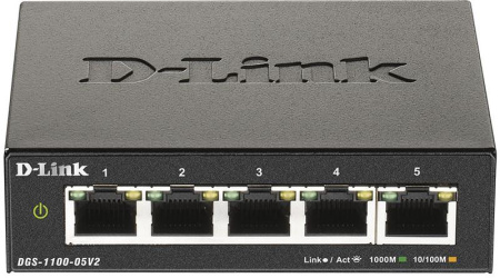 Коммутатор настраиваемый DGS-1100-05V2/A1A 5G D-Link 1824145