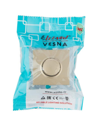 Диммер VESNA 1000Вт зол. LEZARD 742-3688-157