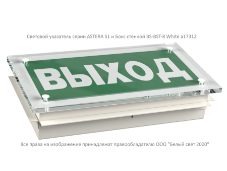 Бокс стенной BS-BST-8 Белый свет a17312