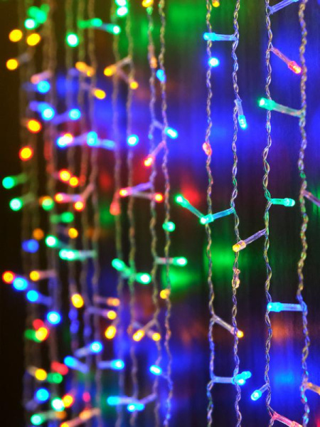 Гирлянда "Занавес" ICLLD300M-C 300LED RGB 3х3м 8 режимов IP20 SHLights 4690601052995