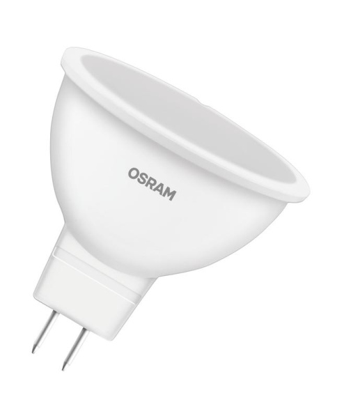 Лампа светодиодная LED Star MR16 50110 5W/865 230V GU5.3 5Вт матовая 6500К холод. бел. GU5.3 MR16 400лм 220-240В пластик. (замена 50Вт) OSRAM 4058075480520