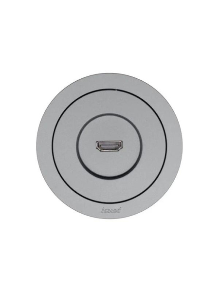 Розетка HDMI 1-м СП OSEN механизм сер. матов. LEZARD 743-7488-203