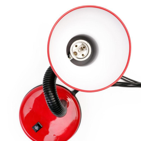 Светильник UF-301 С04 настол. 230В 60Вт красн. Ultraflash 12358