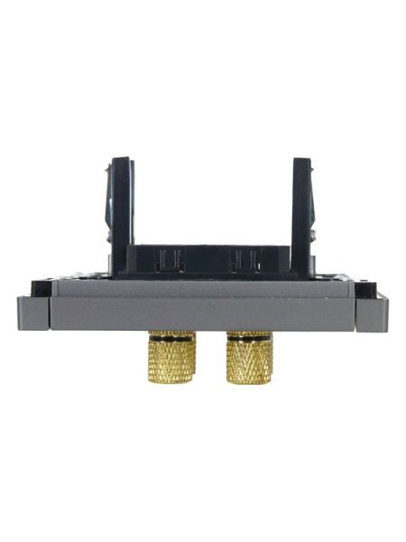 Аудиорозетка 4-м FORTE&PIANO FP539 сталь IEK FP-S40-K46