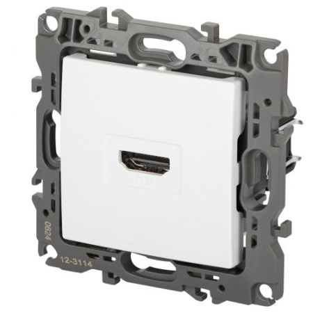 Розетка Эра12 12-3114-01М HDMI бел. матов. Эра Б0065724