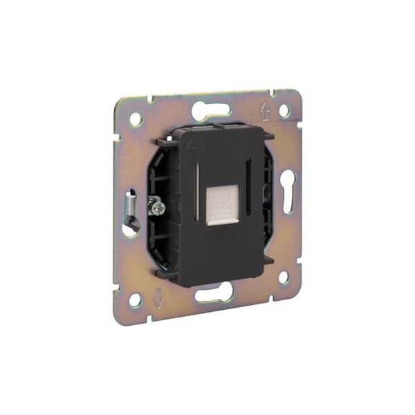 Розетка компьютерная СП STRONG MIELE RJ45 кат.6 жемчуг Kranz KR-78-0724-4