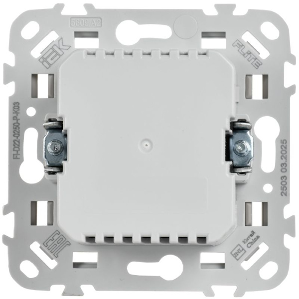 Светорегулятор проходной СП FLITE СС16-5-1-ФлС LED 250Вт механизм сер. IEK FI-D22-0250-P-K03