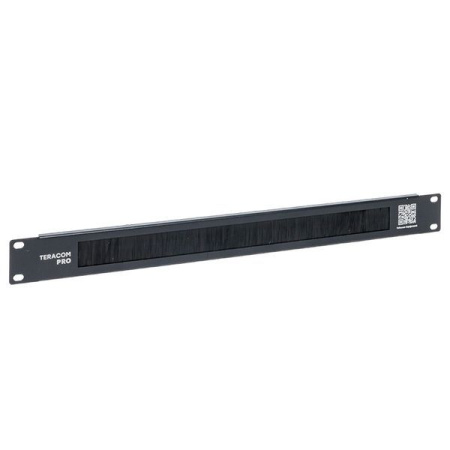 Ввод щеточный TERACOM PRO 1U черн. EKF TRP-1BR-BK