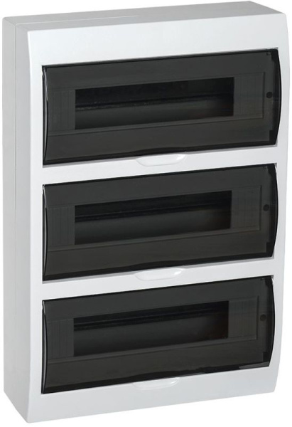 Корпус навесной ЩРН-Пк-45 Krepta 3 IP41 пластик. бел. IEK MKP12-N-04-45-41