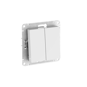 Выключатель 2-кл. AtlasDesign Aqua IP44 (сх. 5) 10AX быстрозажим. клем. механизм бел. SE ATN440151S