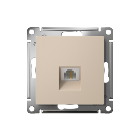 Розетка телефонная AtlasDesign RJ11 механизм песочн. SE ATN001281