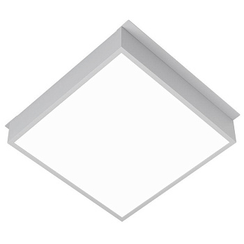 Светильник светодиодный DL-GRIGLIATO-S190x190-24W Warm3000 (GR 100 deg 230) IP40 металл Arlight 047681