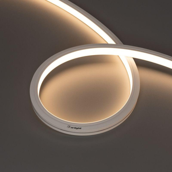 Лента светодиодная MOONLIGHT-TOP-A140-13x12mm 24V Warm 3000К 9.6Вт/м IP67 2835 герметичная (уп.5м) Arlight 027947(1)