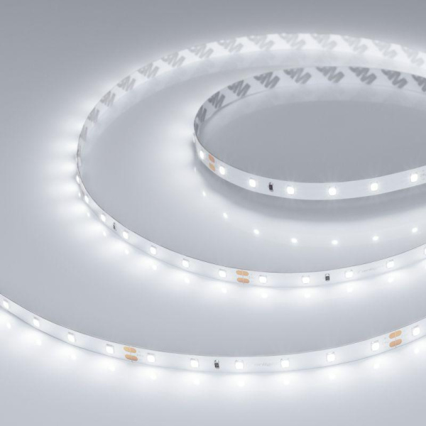 Лента светодиодная RT-A60-8mm 24V White 6000К 4.8Вт/м IP20 2835 (уп.50м) Arlight 024581(2)