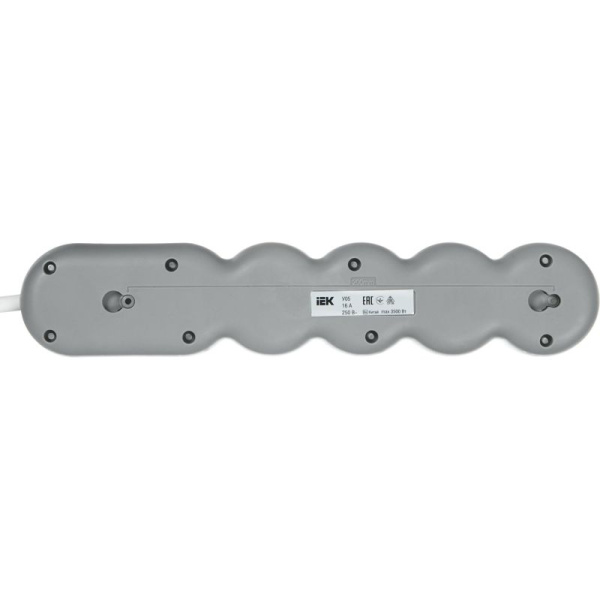 Удлинитель 5х3м с заземл. 16А IP20 Uno У05 2P+PE 250В 3х1.5 IEK WYP53-16-05-03-Z