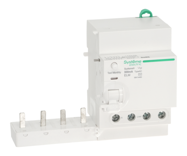 Блок дифференциального тока 4п 63А 300мА тип AC Systeme9 400В SE S9V14463