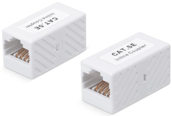 Соединитель проходной 8P8C (RJ-45) UTP кат.5Е mini PCB Gigabit SUPRLAN 10-0330