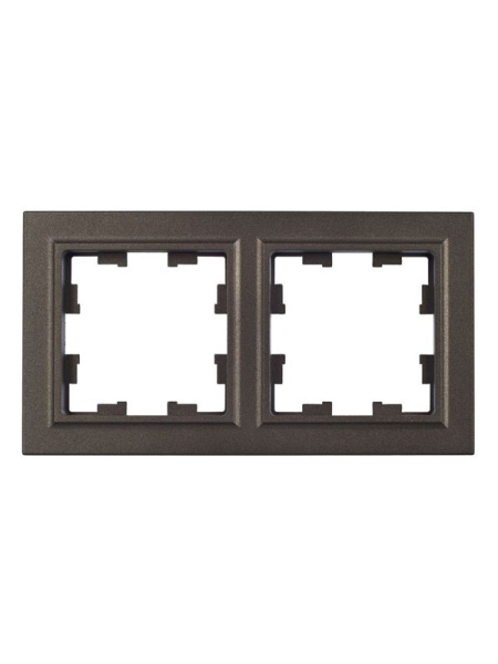 Рамка 2-м BRITE РУ-2-БрТБ бронза IEK BR-M22-K45