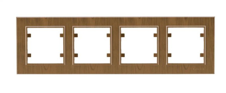 Рамка 4-м Karea горизонт. дуб Makel 56101704