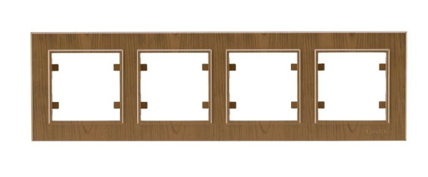 Рамка 4-м Karea горизонт. дуб Makel 56101704