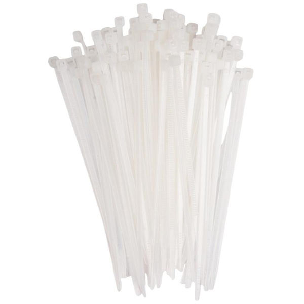 Хомут кабельный (стяжка) PCT 2.5х080-100WH 2.5х80 PA6.6 бел. (уп.100шт) JazzWay 5053670