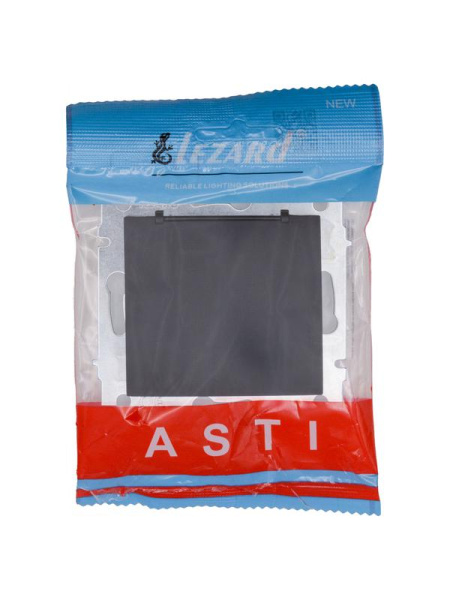 Розетка 1-м СП ASTI 16А IP44 с заземл. с крышкой ПБТ механизм черн. LEZARD 7081-4288-123BIPCH
