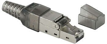 Разъем RJ-45 FTP для кабеля кат.6A полевая заделка ITK CS3-1C6AF-Q