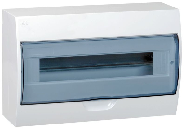 Корпус навесной ЩРН-П-18 Krepta 3 IP41 пластик. бел. IEK MKP12-N-18-40-10