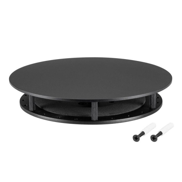 Крепление MOONLIGHT-BASE-ROUND-D25-L метал. черн. Arlight 045660