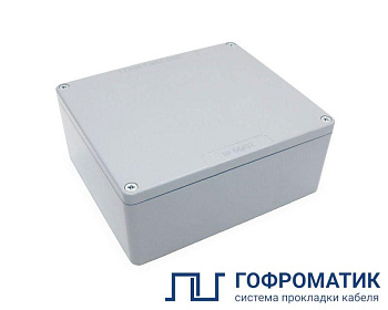 Коробка ответвительная 195х168х80 IP66/67 алюм. ГОФРОМАТИК zeta30397