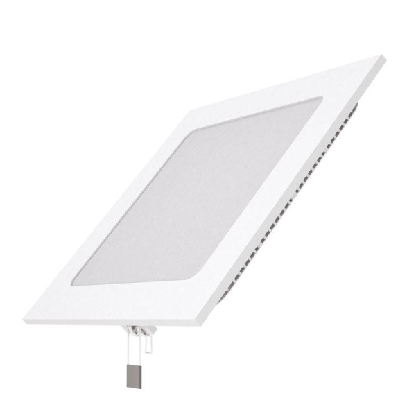 Светильник светодиодный Slim 12Вт 3000К IP20 800лм 180-265В ДВО квадрат бел. GAUSS 940111112