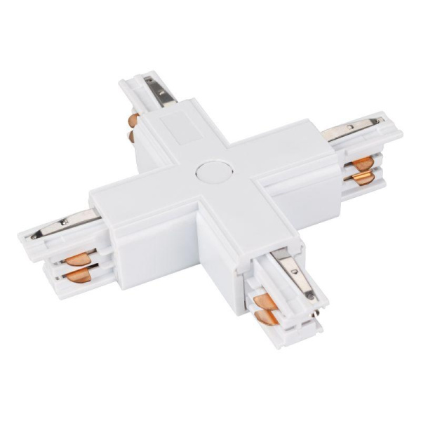 Коннектор крестовой LGD-4TR-CON-X-WH (C) IP20 пластик 3 года Arlight 026142