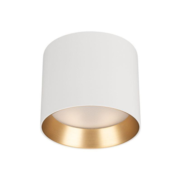Светильник светодиодный SP-BISCOTTO-R90-8W Warm3300-MIX WH-GD 80deg 230В IP54 8Вт 3300К метал. Arlight 054912
