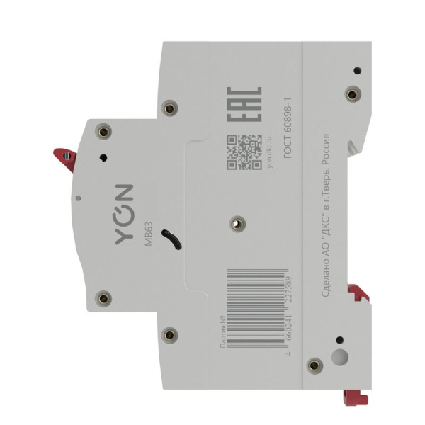 Выключатель автоматический модульный 2п D 50А 6кА YON макс (YON max) MB63 YON MB63N-2PD50