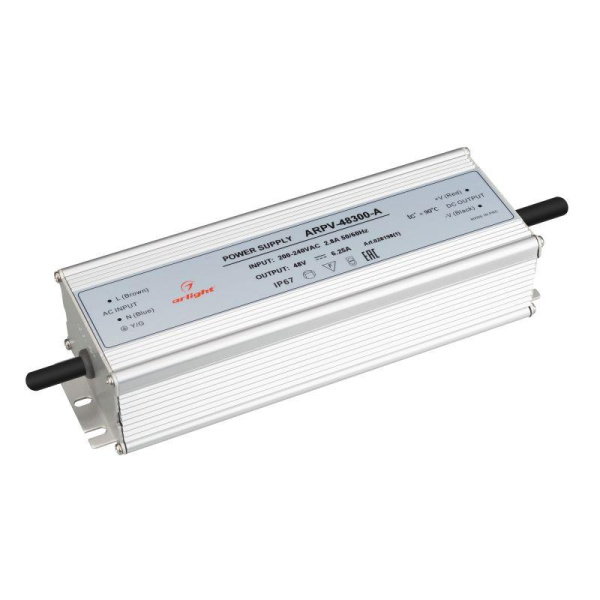 Блок питания ARPV-48300-A 48В 6.25А 300Вт IP67 метал. Arlight 028198(1)