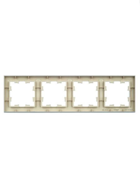 Рамка 4-м BRITE РУ-4-БрА алюм. IEK BR-M42-K47