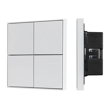 Панель кнопочная KNX-304-23-IN White (BUS Frame) (IP20 металл) INTELLIGENT ARLIGHT 038401