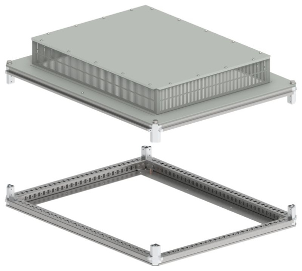 Крыша и основание 800х1000 IP31 FORMAT под фланец IEK FO-00-KOF-080-100-31