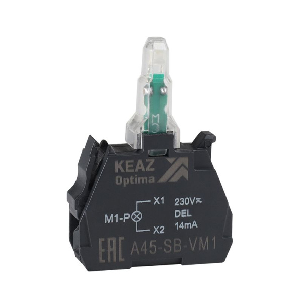Блок световой OptiSignal D22 A45-SB-VM4 красн. 110-230 В AC/DC с защитой от наводок ZBVM4 КЭАЗ 362251