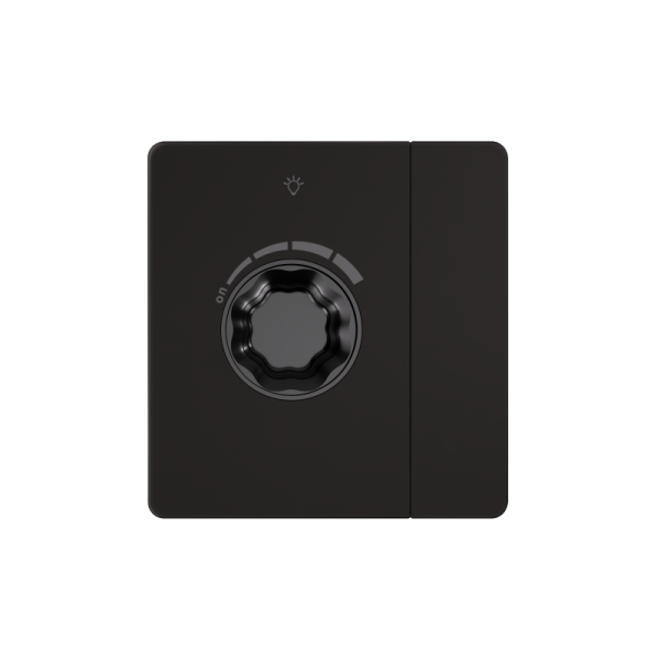 Светорегулятор 1-кл. СП TRIAC Systeme Infinity 10А 300Вт 250В с выключателем полярная ночь SE FSE001021
