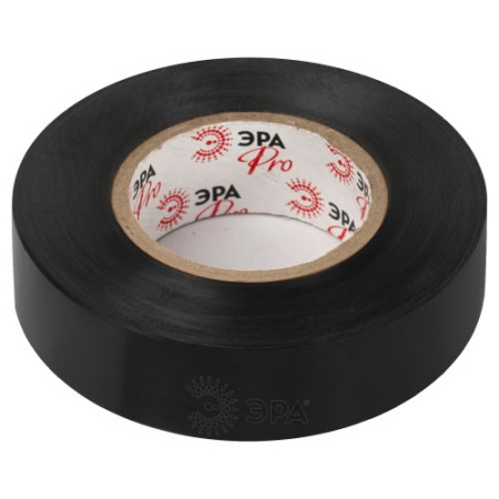 Изолента ПВХ 19мм (рул.25м) черн. ET1925BLACK Эра Б0064240
