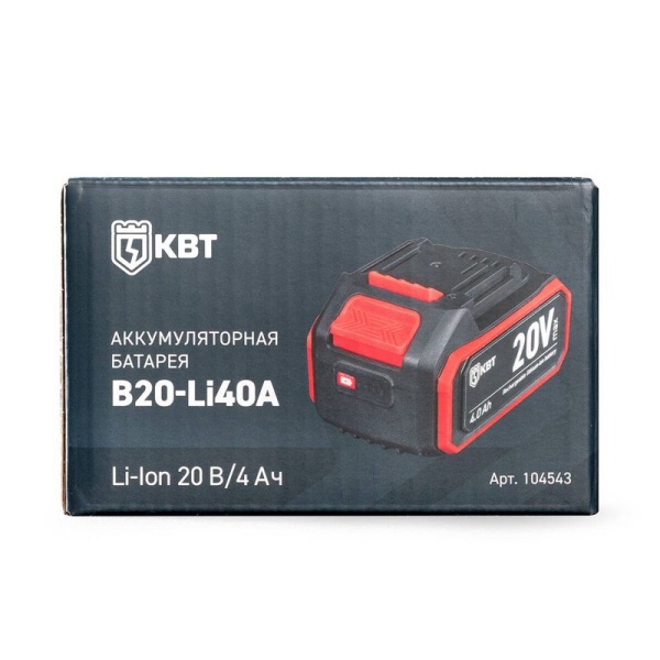 Батарея аккумуляторная B20-Li40A КВТ 104543