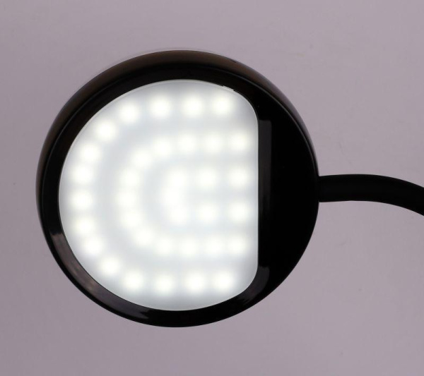 Светильник настольный KD-828 C02 LED 6.5Вт 230В 360лм сенс.рег.ярк. CCT RGB-ночник "Звездн. небо" черн. Camelion 13007