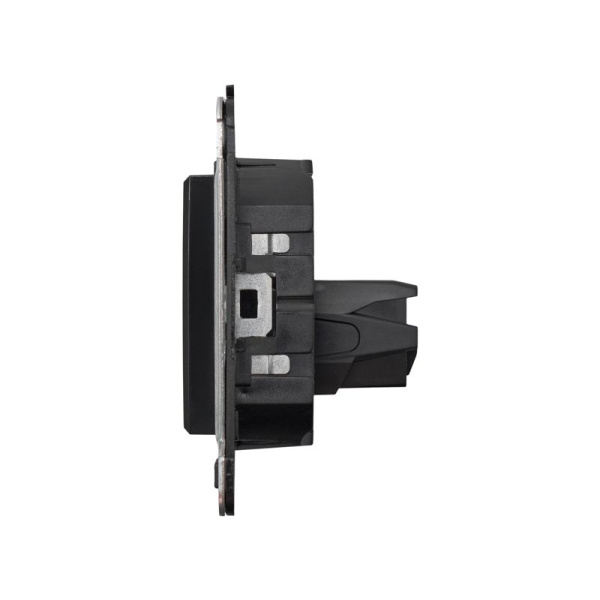 Розетка USB 3.0 1-м СП Avanti "Черный квадрат" тип А-А DKC 4402303