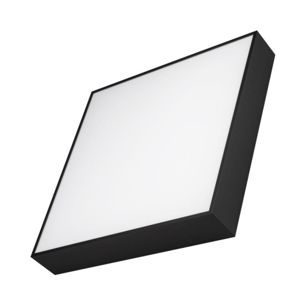 Светильник светодиодный SP-QUADRO-S400x400-40W Day4000 BK 120 deg IP40 230В металл Arlight 034795