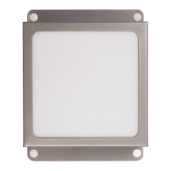 Светильник светодиодный PPL 089/G OPAL 9Вт 3000К IP40 ДВО/ДПО домино в потолок Грильято сер. JazzWay 5068988