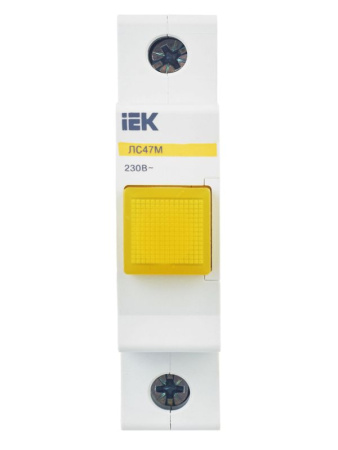 Лампа сигнальная ЛС-47М желт. KARAT IEK MLS20-230-K05